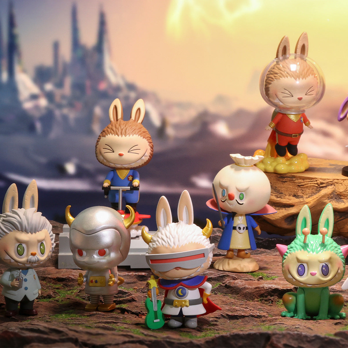 Figurine Labubu Warrior – Série Space Adventure
