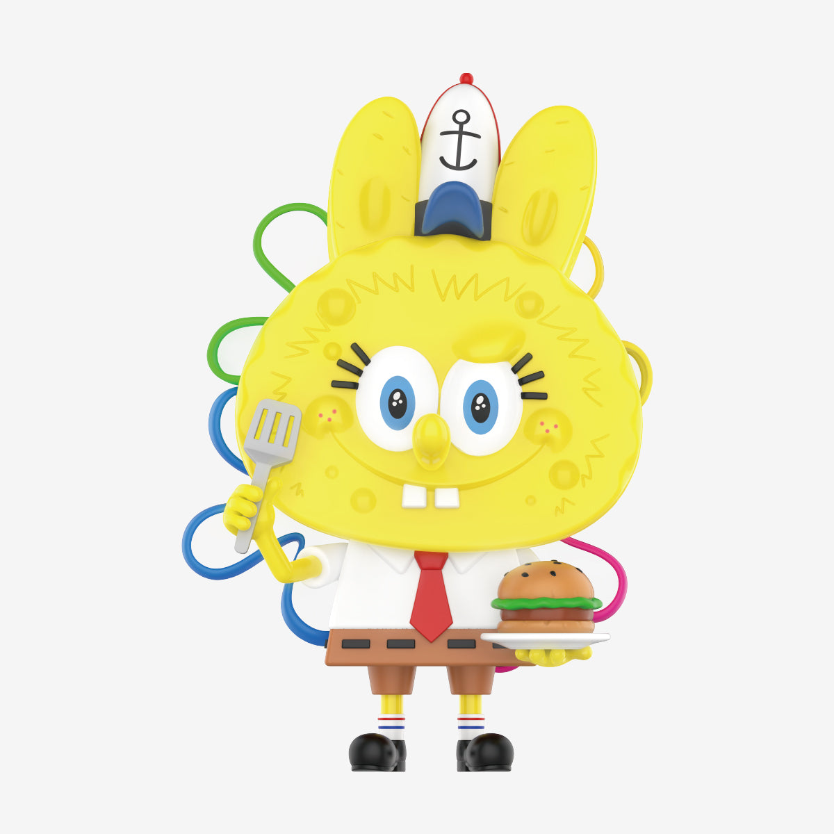 Figurines Labubu × SpongeBob Blind Box 12pcs – Coffret Complet