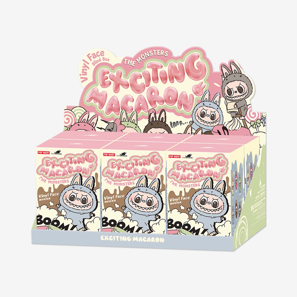 Labubu Vinyl Face Blind Box- Exciting Macaron Series