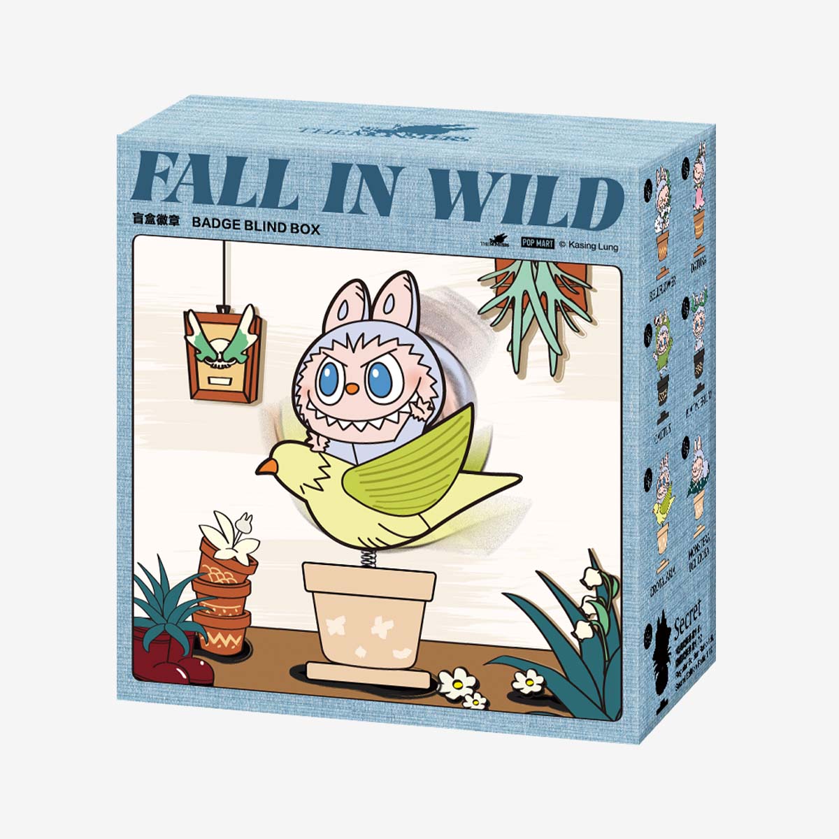 Labubu Badge Platycerium – Série Fall In Wild