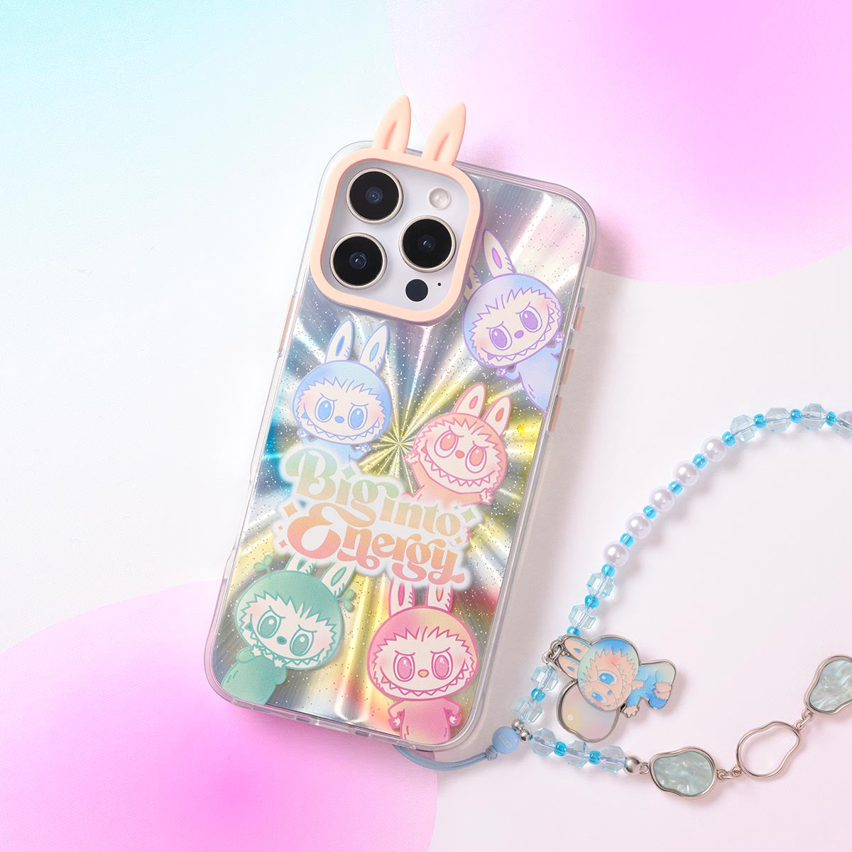 Coque iPhone Labubu – Série Big Into Energy
