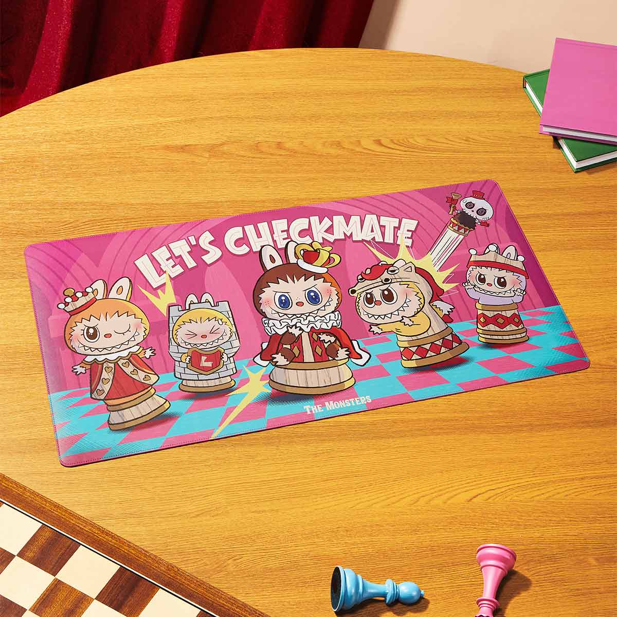 Tapis de Bureau Labubu pour Ordinateur – Série Let’s Checkmate