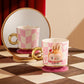 Mug Labubu Bleu et Rose – Série Let’s Checkmate